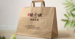 How to design shopping bag logo 