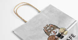 Kraft paper bag factory design printing processing case