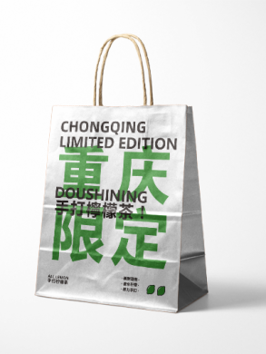 Factory kraft paper bag design custom case