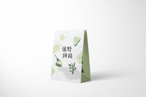 Triangle bread bag custom design elements