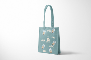 Hand milk tea bag production design case