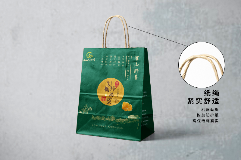 Kraft paper bag manufacturers custom printing case